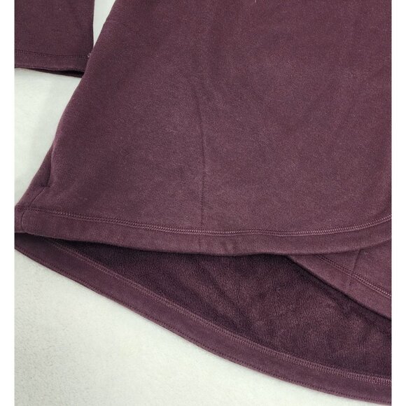 Athleta Cozy Karma Asym Pullover High Neck Sweatshirt Large - Picture 8 of 8